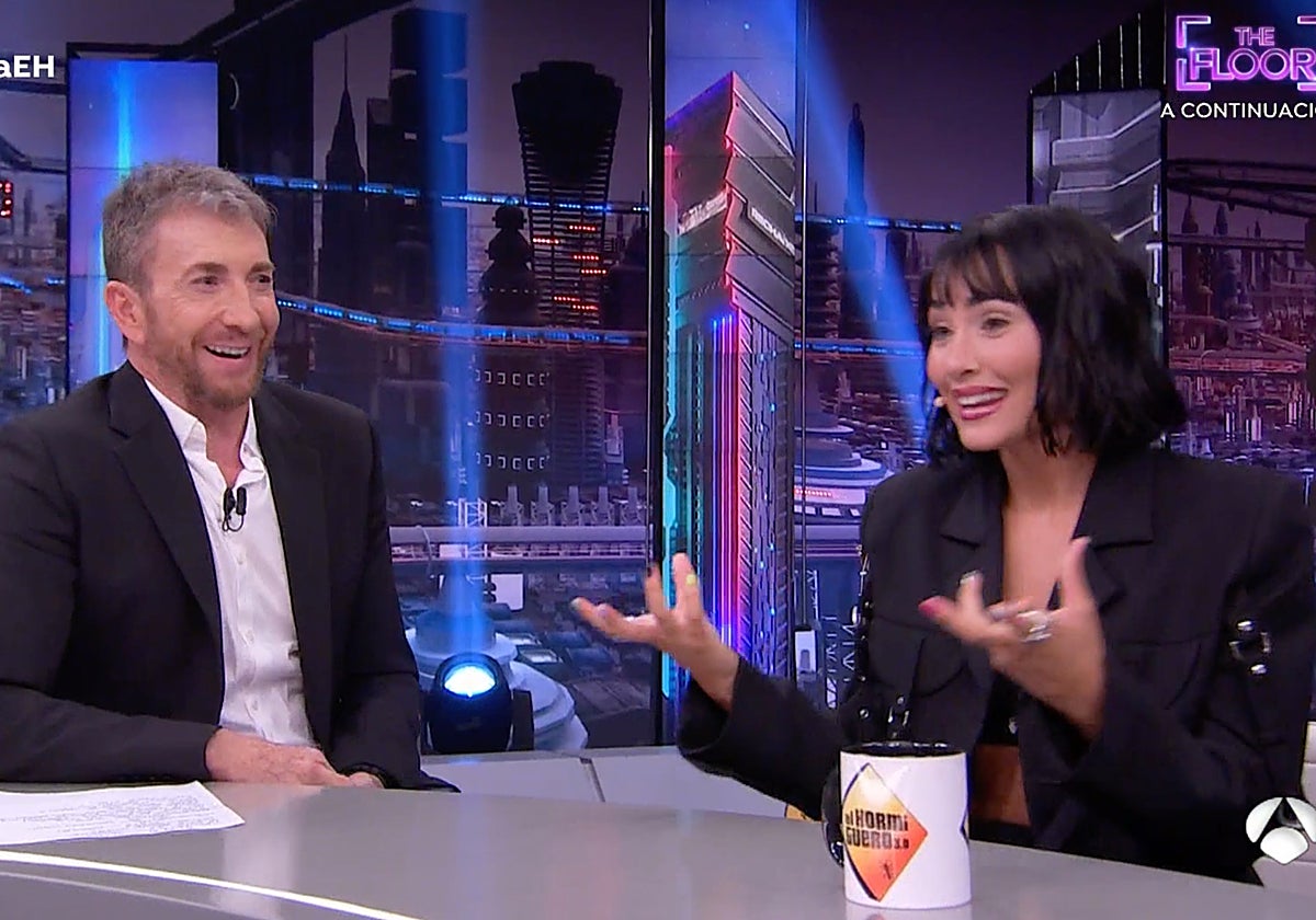 Aitana presentando su nuevo disco en 'El Hormiguero'