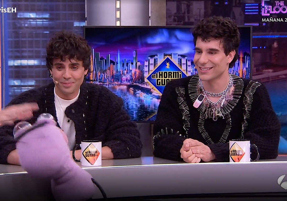 Javier Calvo y Javier Ambrossi, Los Javis, presentando 'La Mesías'