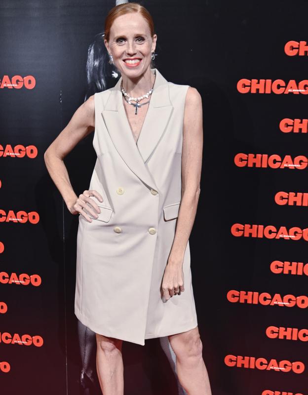 María Castro, el pasado 5 de octubre, durante el estreno del musical 'Chicago' en Madrid