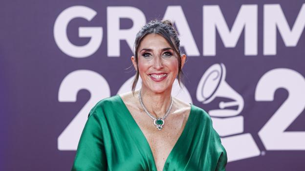 Paz Padilla, durante la celebración de los Grammy Latinos