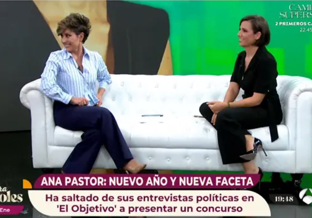 Sonsoles Ónega ha visto cómo Ana Pastor le daba un 'toque' en directo.