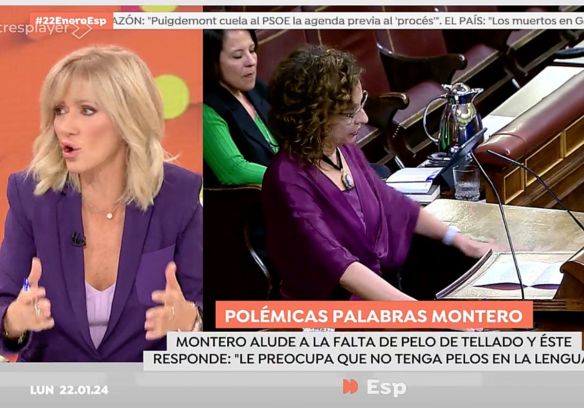 Susanna Griso no se ha cortado a la hora de valorar la última salida de tono de María Jesús Montero.