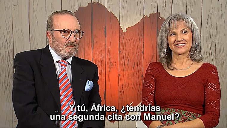 Manuel quedó prendado de África, pero ella no encontró ninguna afinidad entre los dos