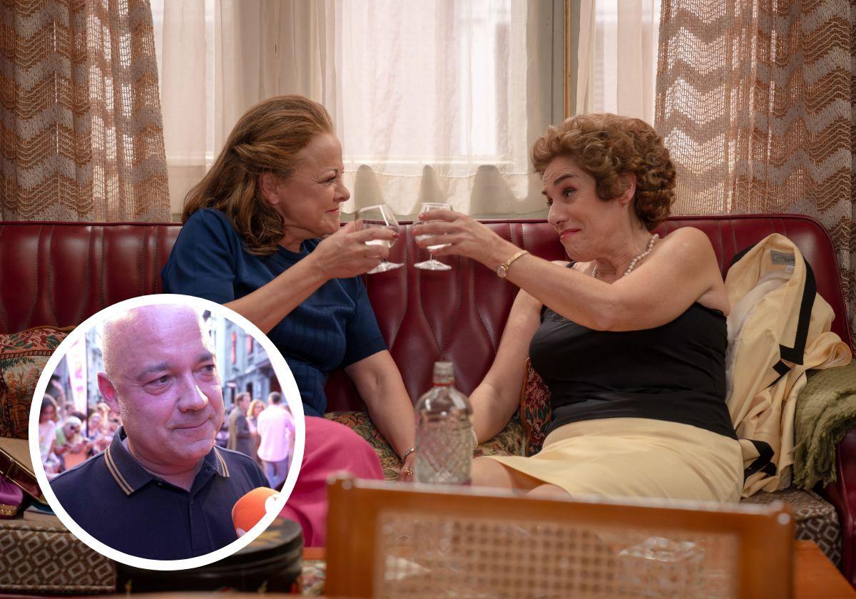 Eduardo Casanova, director de 'Amar es para siempre' | En la imagen, Ángeles Martín y Anabel Alonso como Visi y Benigna