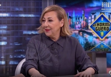 «Ya ha llovido»: Carmen Machi desvela en 'El Hormiguero' su desconocido pasado en común con Pablo Motos