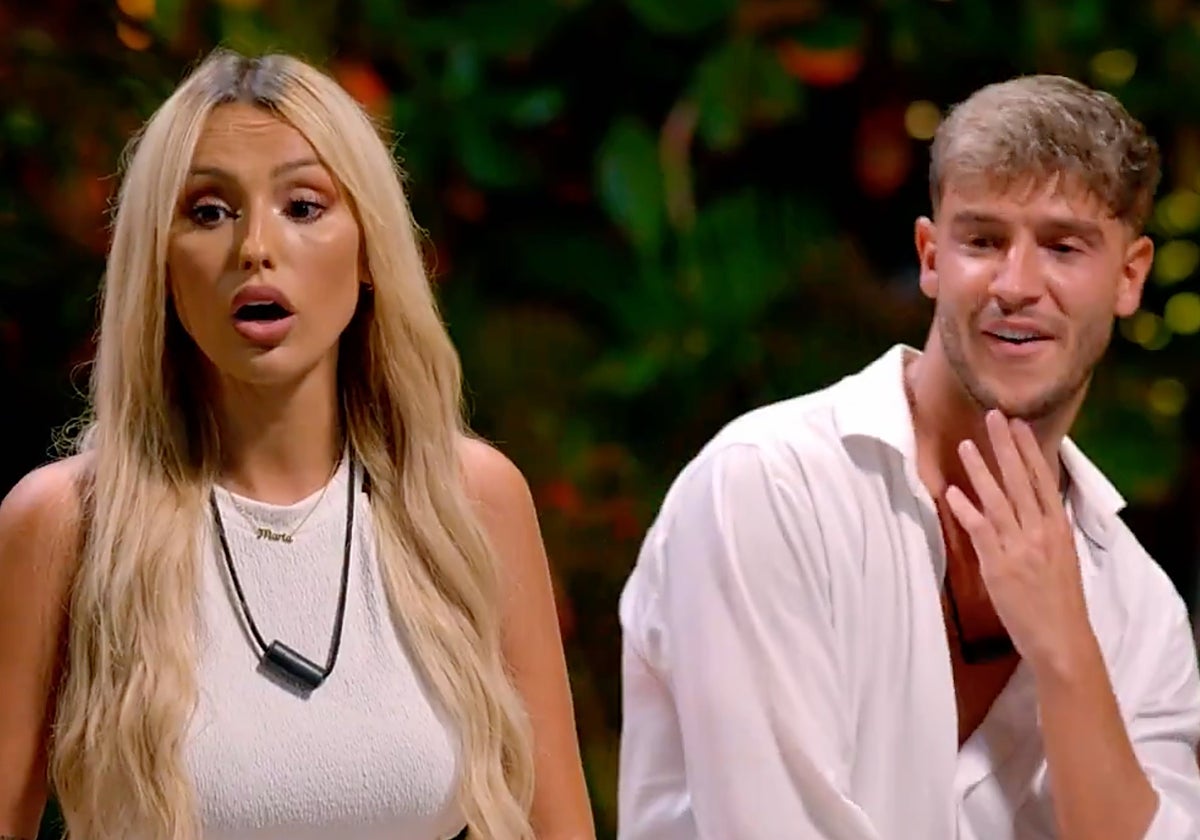 María y David en su hoguera final de 'La islas de las tentaciones'