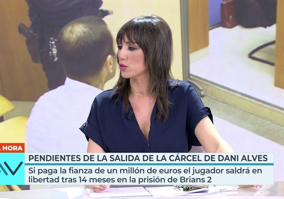 Patricia Pardo, presentadora de 'Vamos a ver', ha reaccionado ante el veto de la abogada de la víctima de Dani Alves.