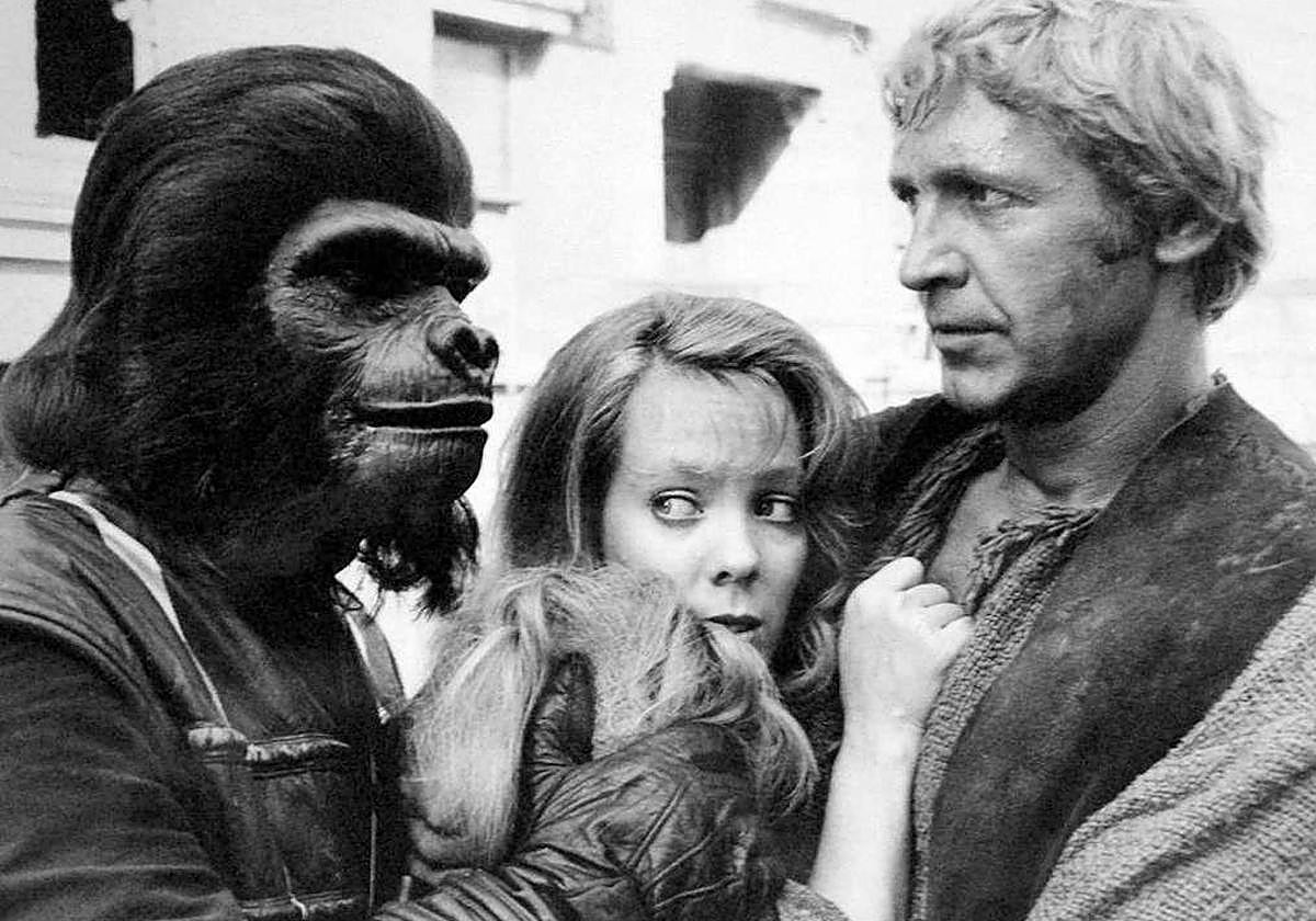 El actor Ron Harper en 'El planeta de los simios'