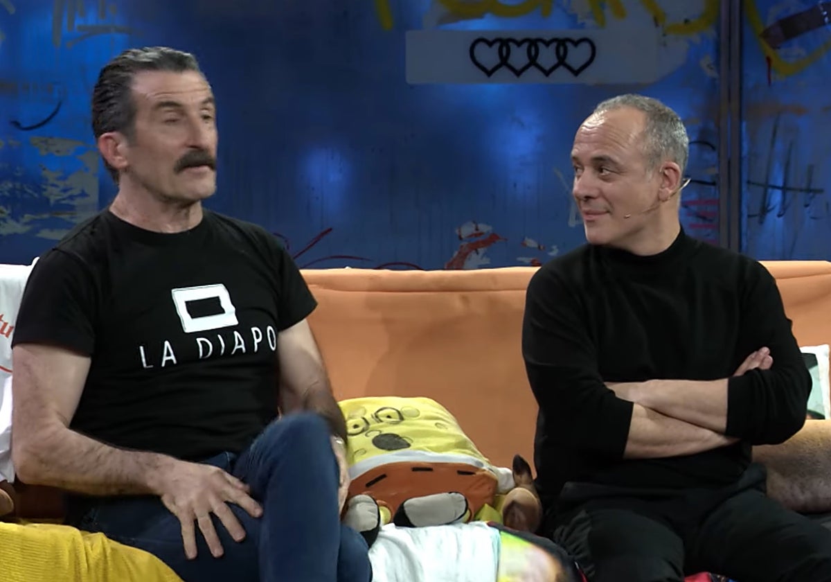 Luis Zahera y Javier Gutiérrez se mostraron rotundos con David Broncano en 'La Resistencia'.