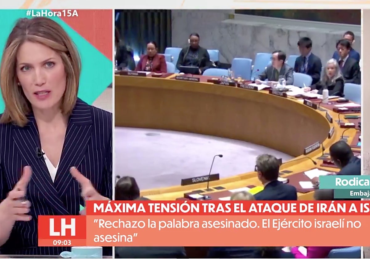 Silvia Intxaurrondo y la embajadora de Israel han vivido una tensa entrevista en 'La hora 1'.