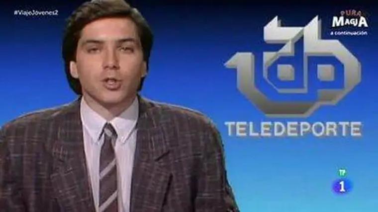 Vicente Vallés formó parte del equipo de Deportes de Televisión Española hasta 1989