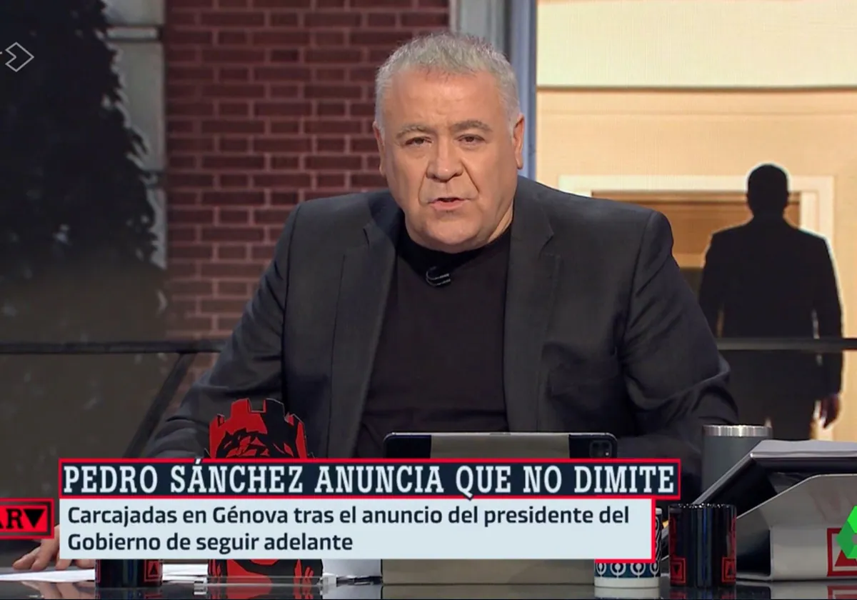 Al rojo vivo: Antonio García Ferreras define con una única frase la  decisión de Pedro Sánchez