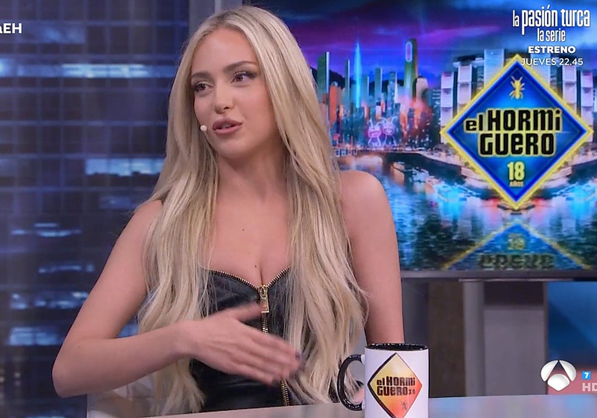 Ana Mena en su nueva visita a 'El Hormiguero'