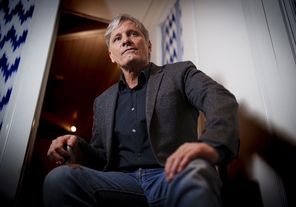 Viggo Mortensen, entrevistado en Madrid este martes