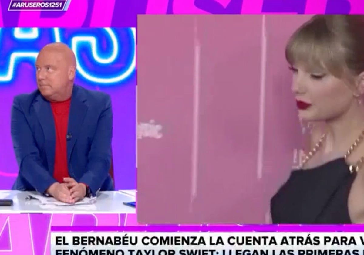 Alfonso Arús se ha hecho eco en 'Aruser@s' de las exigencias de Taylor Swift para sus conciertos de Madrid.