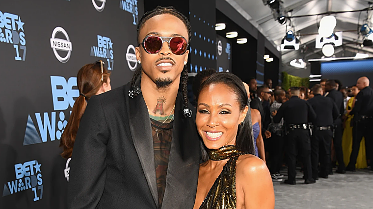 Jada Pinkett Smith mantuvo una relación extramatrimonial con el rapero August Alsina, 20 años menor que ella