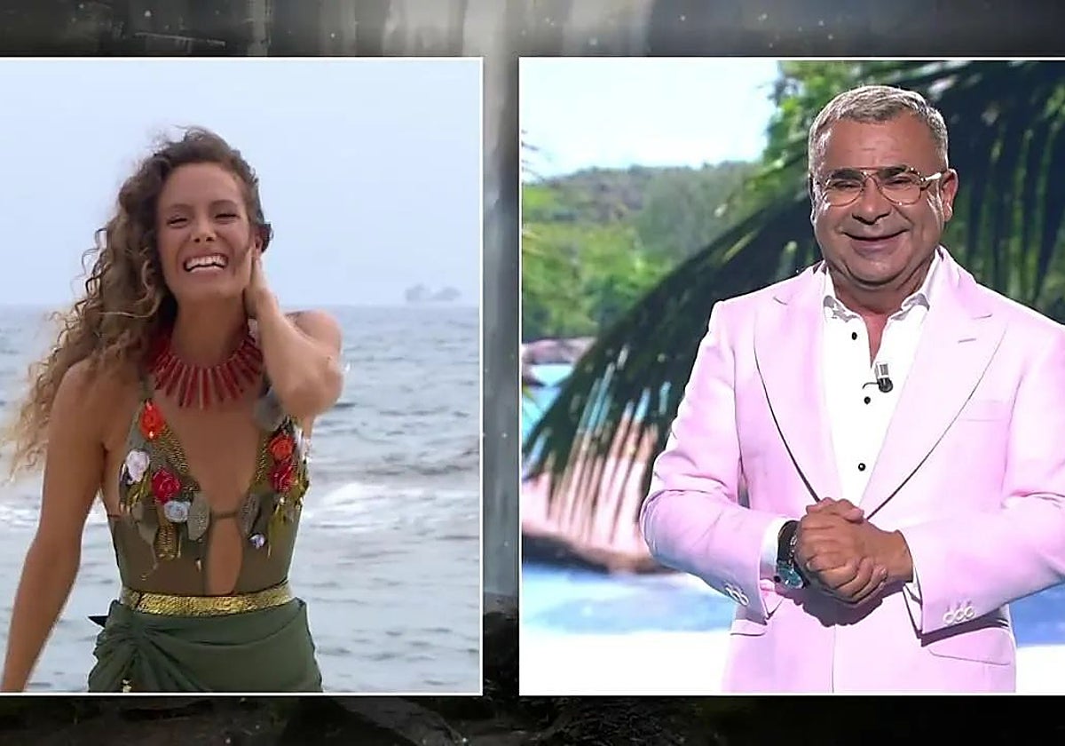 Laura Madrueño y Jorge Javier Vázquez en 'Supervivientes'