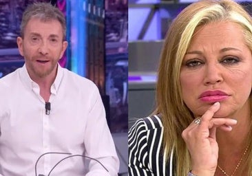 Belén Esteban le 'pide' trabajo a Pablo Motos: «Vais a tener mucha competencia con Broncano»