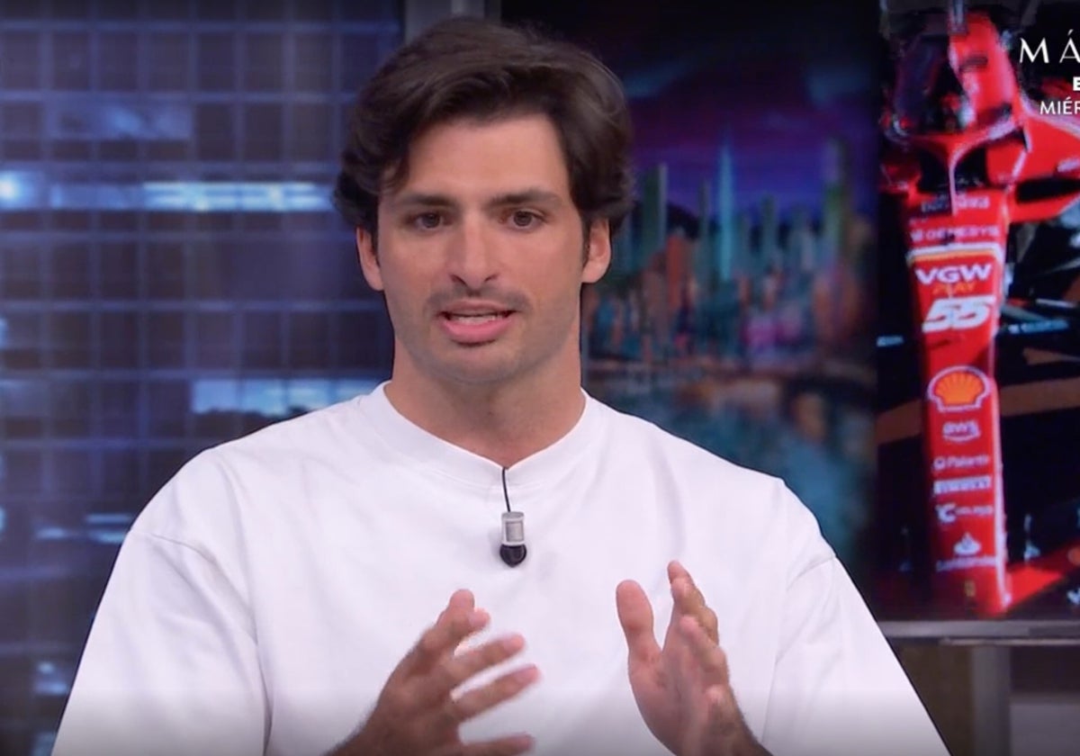 Carlos Sainz Jr. en 'El Hormiguero'