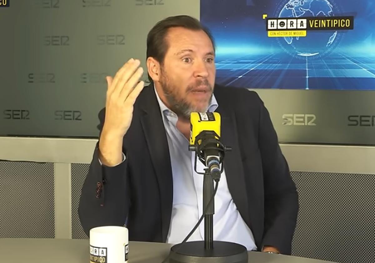 Óscar Puente, en 'Hora Veintipico'