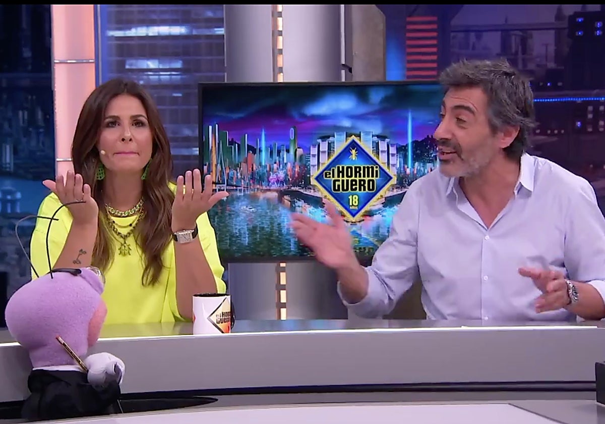 Nuria Roca se 'enfrentó' a Juan del Val en 'El Hormiguero', después de que este revelara un secreto personal.