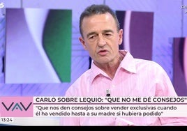 El 'zas en toda la boca' de Alessandro Lecquio  a Carlo Constanzia tras su 'ataque' en 'De Viernes'