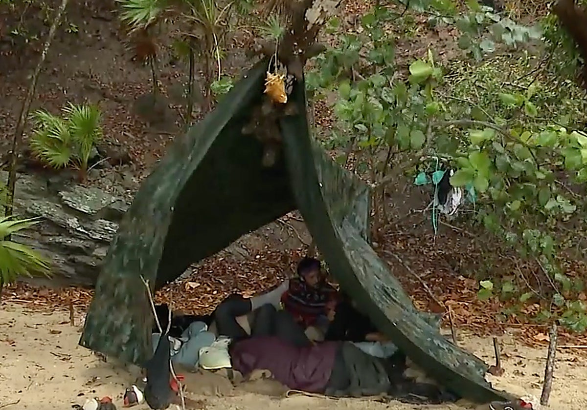 Imágenes del temporal que han sufrido los concursantes de 'Supervivientes All Stars'