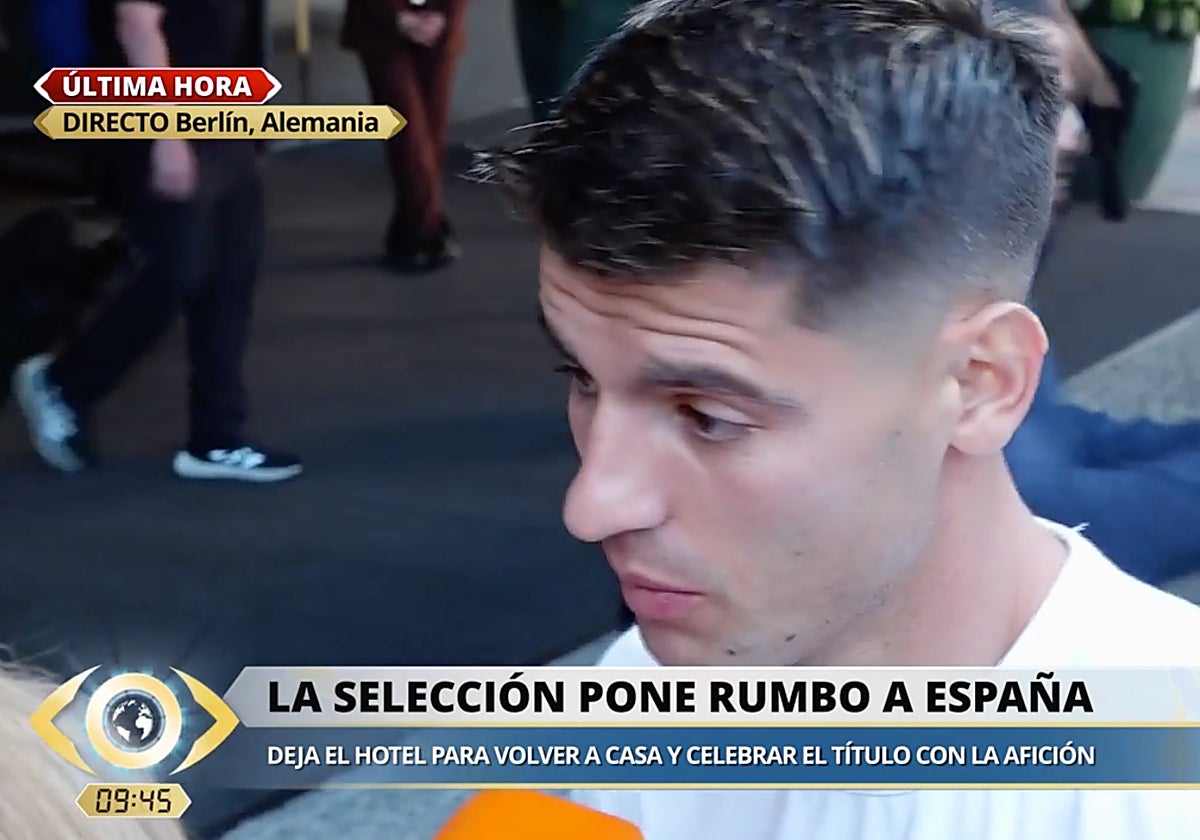 'La mirada crítica' ha tenido que luchar para poder tener unas palabras de Álvaro Morata.