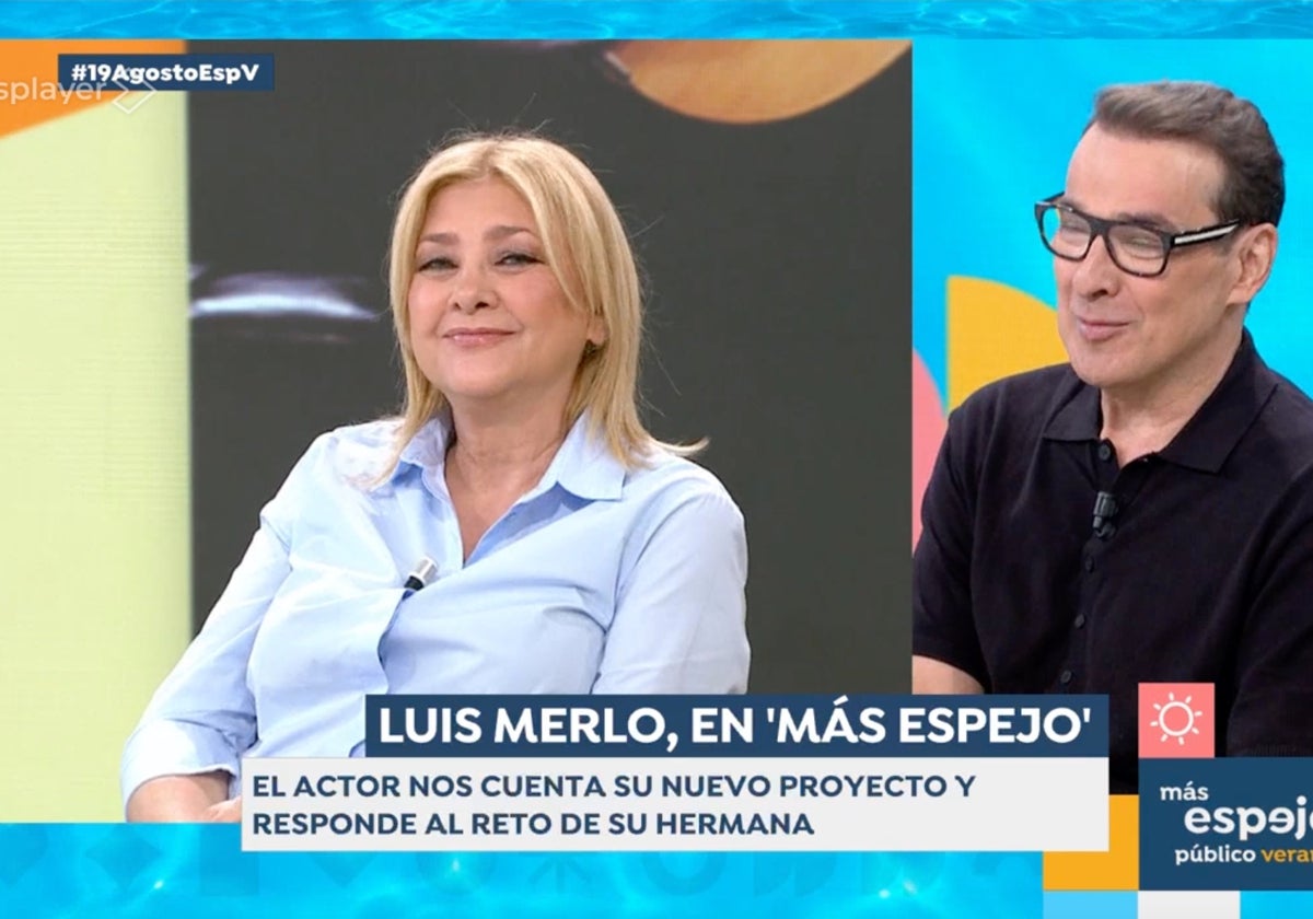 Luis Merlo ha visitado 'Espejo Público' y ha hecho una inesperada confesión.