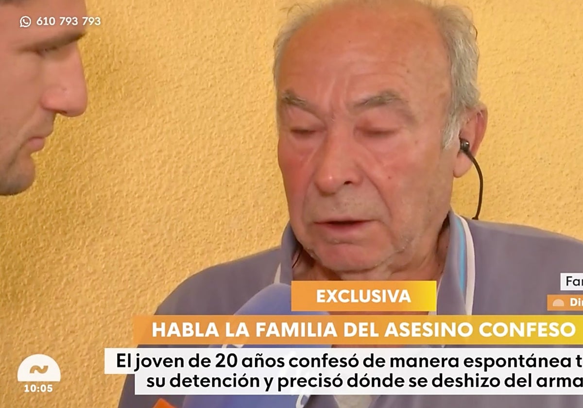 Francisco Pérez, familiar del detenido, se ha roto en 'Mañaneros'.