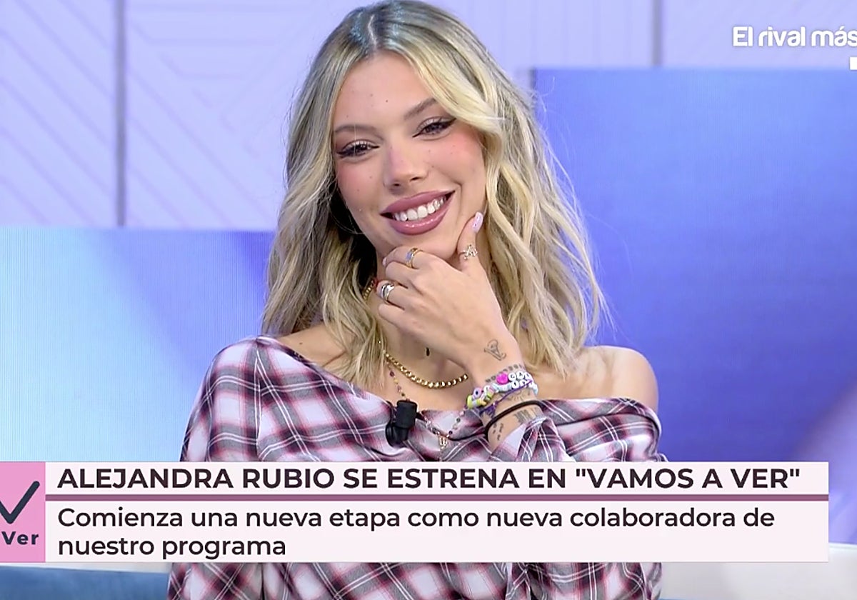 Alejandra Rubio se ha incorporado como nueva colaboradora de 'Vamos a ver'.