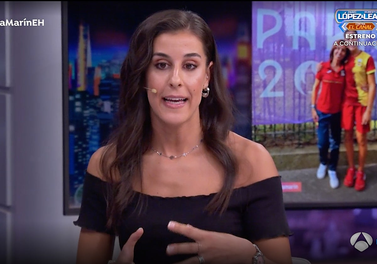 Carolina Marín visitando por segunda vez 'El Hormiguero'