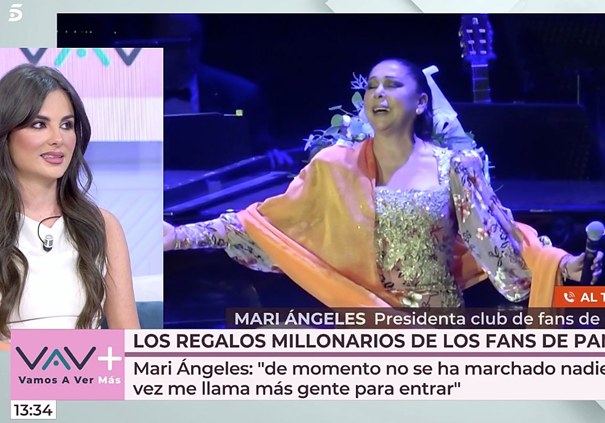 Una fan entró en directo en 'Vamos a ver' para negar lo que se estaba diciendo en el programa.