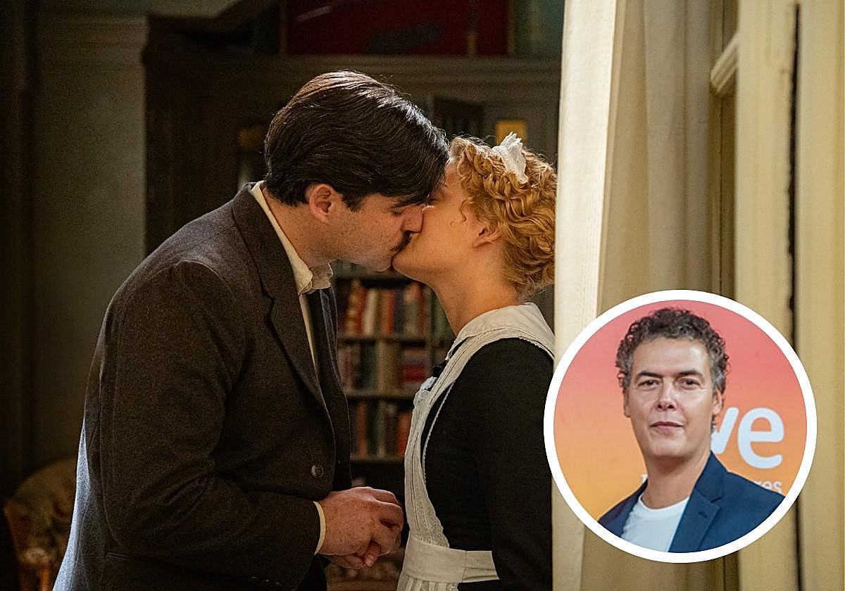 Arturo García Sancho y Ana Garcés interpretan a Manuel y Jana en 'La Promesa' | A la izquierda, el creador de 'La Promesa' y 'Valle Salvaje', Josep Cister Rubio