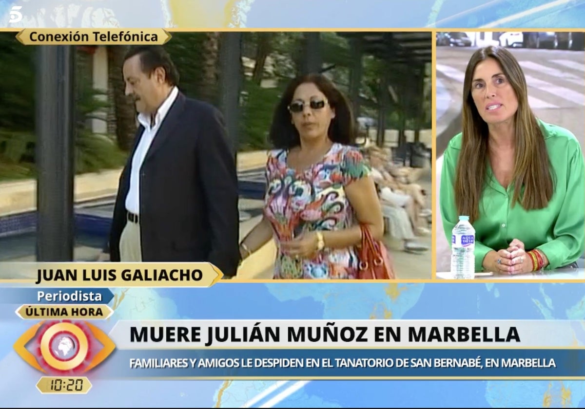 Isabel Rábago ha estado en 'La mirada crítica' para hablar de Julián Muñoz.