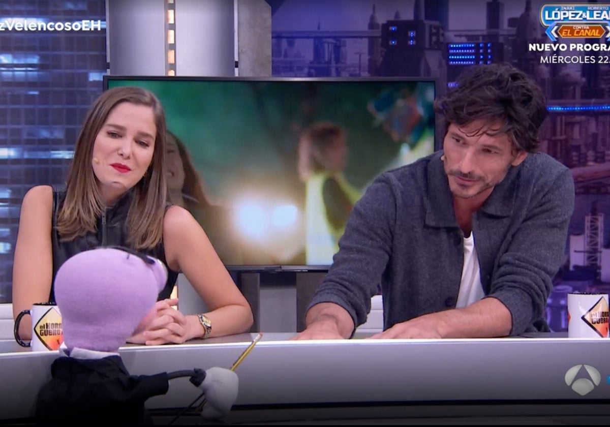 Andrés Velencoso y Natalia Sánchez en 'El Hormiguero'