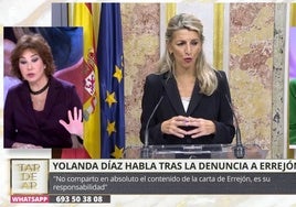 Ana Rosa Quintana, indignada tras la comparecencia de Yolanda Díaz: «Aquí balones fuera y no dimite nadie»