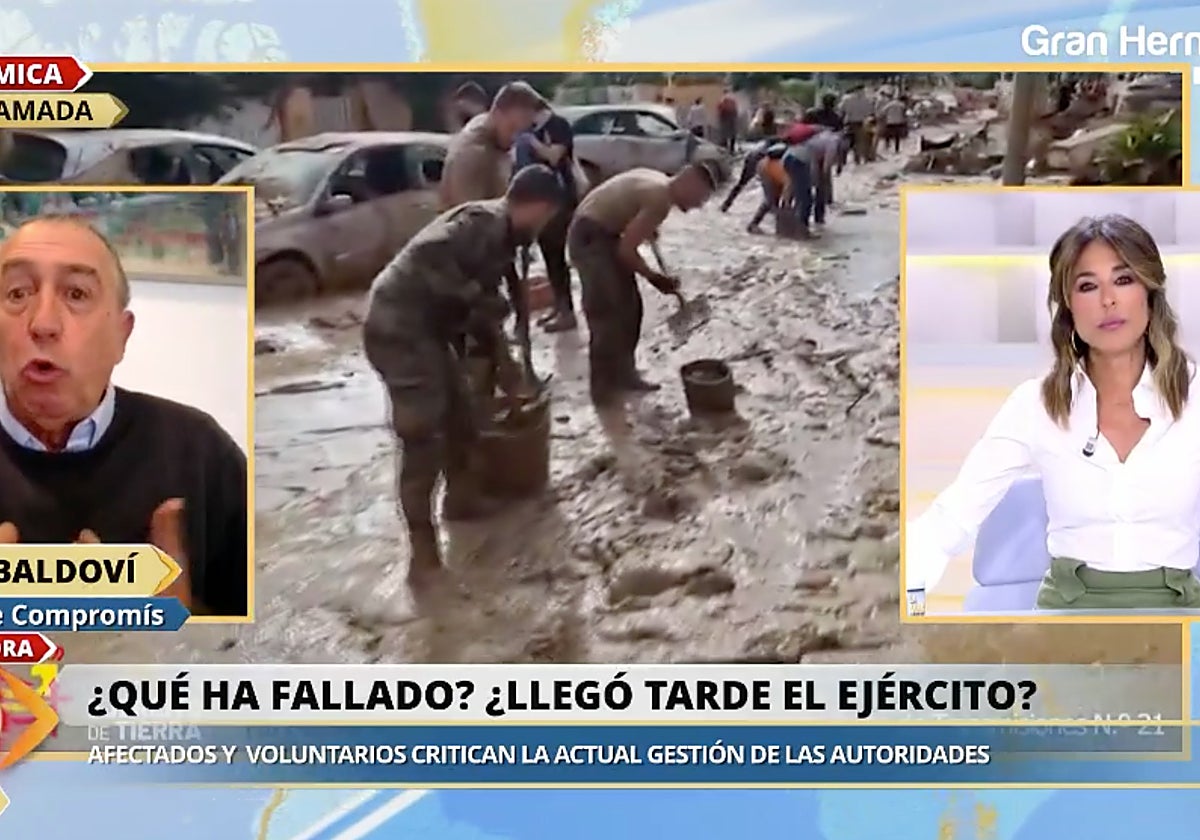 Ana Terradillos ha frenado al líder de Compromís por su apunte sobre Ana Rosa Quintana en 'La mirada crítica'.