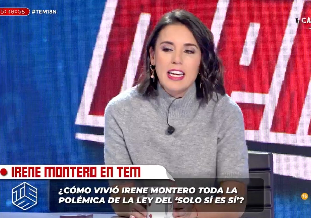 Irene Montero en 'Todo es Mentira'