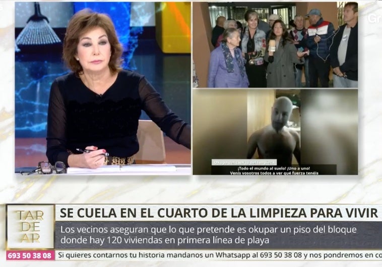 Ana Rosa Quintana estalla ante un caso de okupación: «¡C…! ¿Cómo que no se puede hacer nada?»