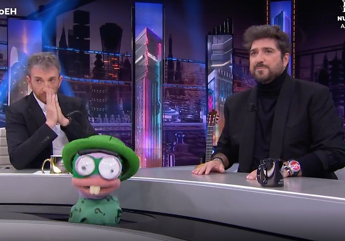 Antonio Orozco y Pablo Motos en 'El Hormiguero'