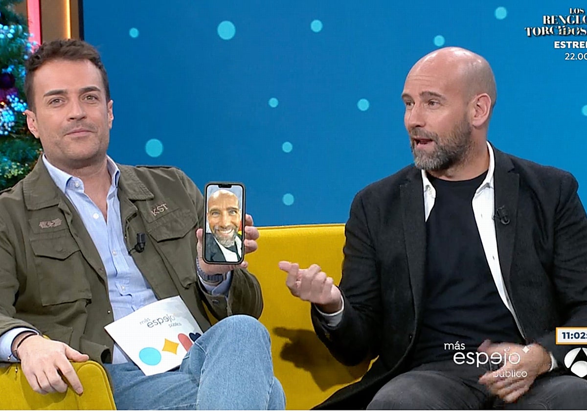 Gonzalo Miró ha sido diana de 'burlas' de 'Espejo Público' por el percance sufrido en el programa.