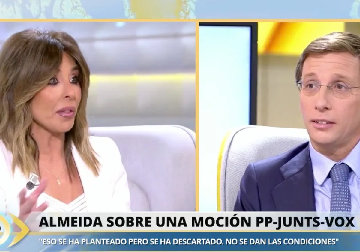 Ana Terradillos ha sorprendido a José Luis Martínez-Almeida con la pregunta que le formulaba nada más arrancar su entrevista en 'La mirada crítica'.