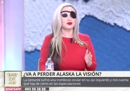 Alaska zanja los rumores de manera rotunda: «Dicen que me he quedado tuerta y la verdad es…»