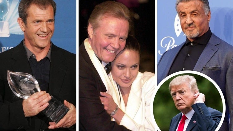 Donald Trump nombra «embajadores de Hollywood» a Mel Gibson, Sylvester Stallone y Jon Voight