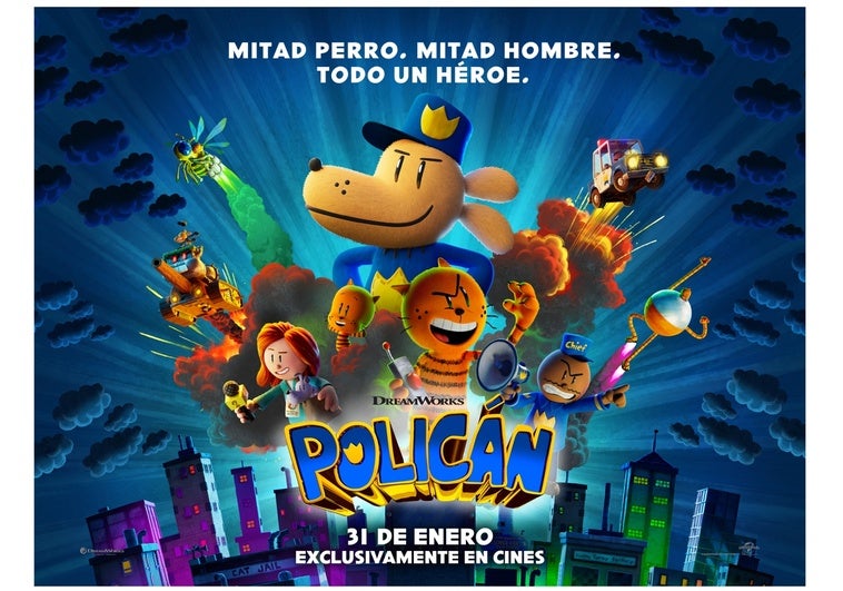 Te invitamos a ver el estreno en cines de 'Policán'