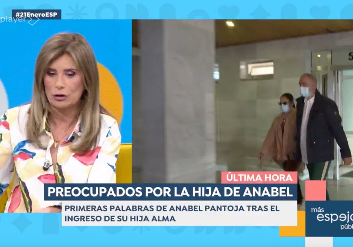 Gema López, copresentadora de 'Espejo Público', ha opinado sobre el motivo del comunicado de Anabel Pantoja.