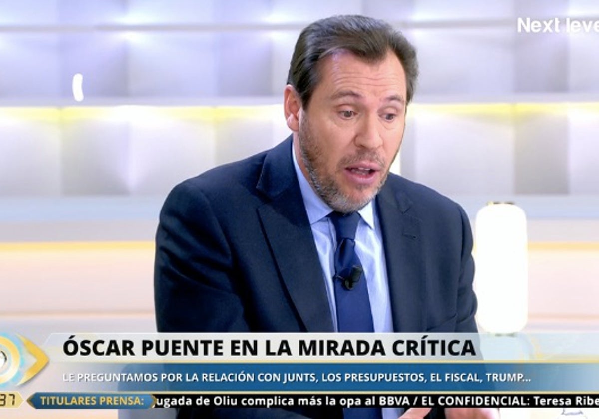 Óscar Puente ha sido entrevistado por Ana Terradillos en 'La mirada crítica'.