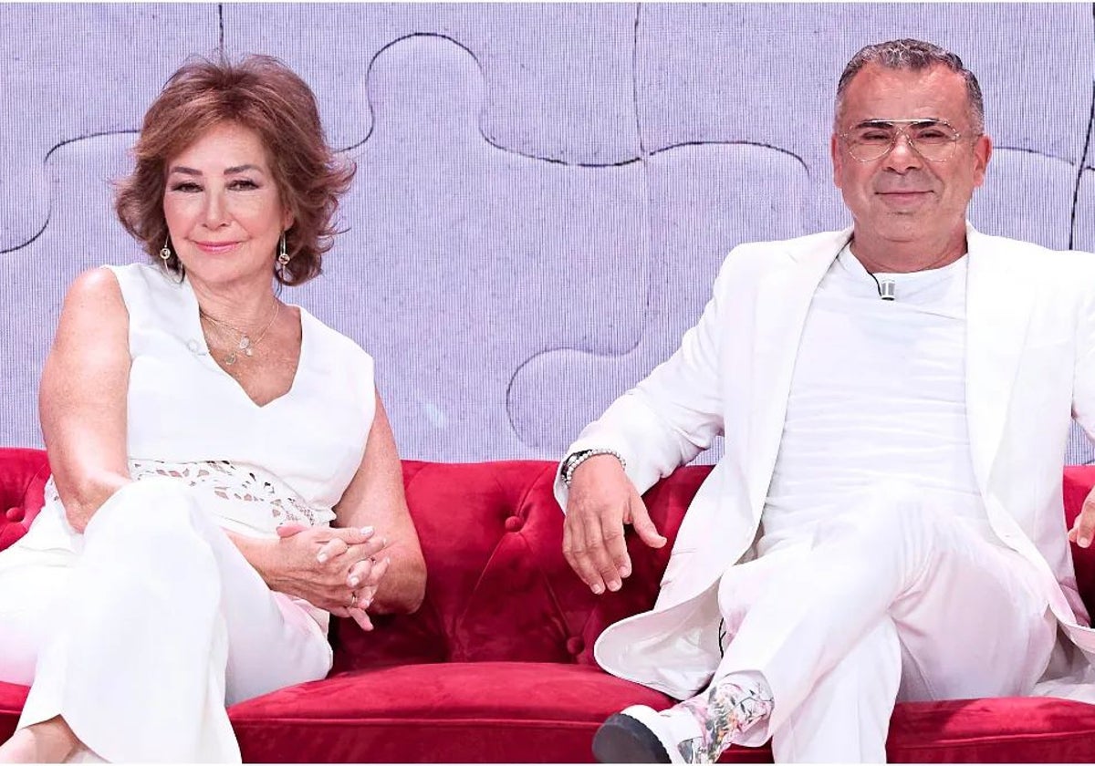 Ana Rosa Quintana y Jorge Javier Vázquez, presentadores de Telecinco