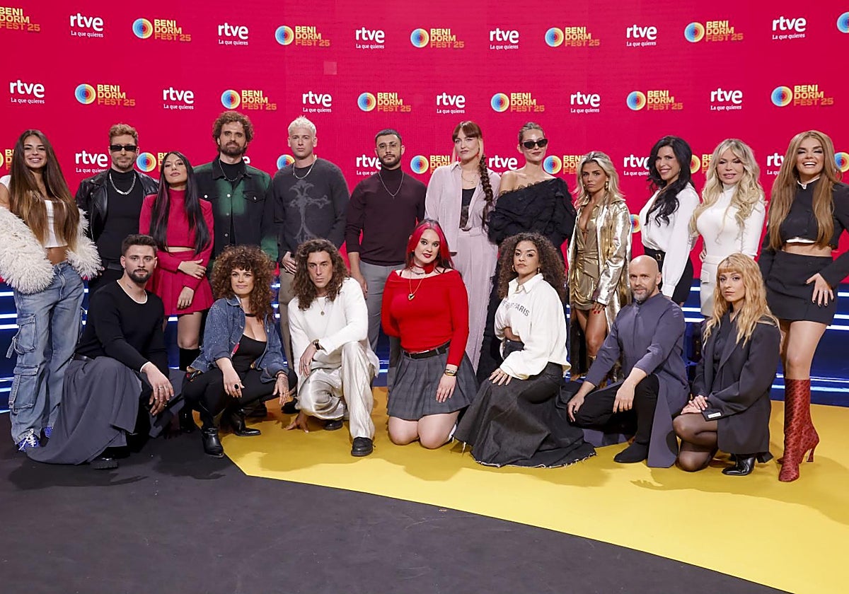 Los 16 artistas escogidos para el Benidorm Fest
